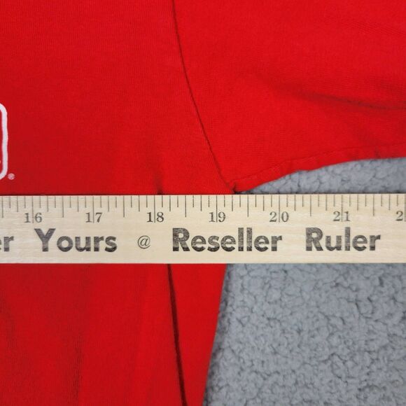 St Louis Cardinals Mens Shirt Medium Red Authentic MLB Baseball Majestic - Picture 7 of 8